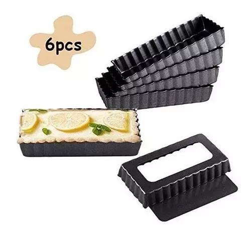 Pack X6 Moldes Desmontables Rectangular Individual -2