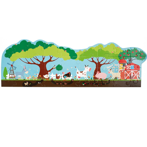 PUZZLE 36PCS DE PISO, GRANJA-0