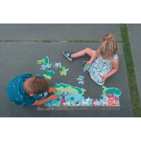 PUZZLE 36PCS DE PISO, GRANJA-4