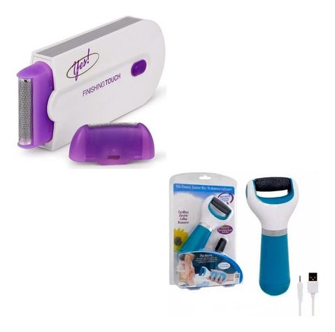 Depiladora Corporal Recargable + Removedor Callos-0