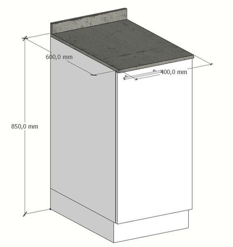 MUEBLE COCINA MODULAR 100% ARMADO CUBIERTA 1 PUERTA BLANCO-3