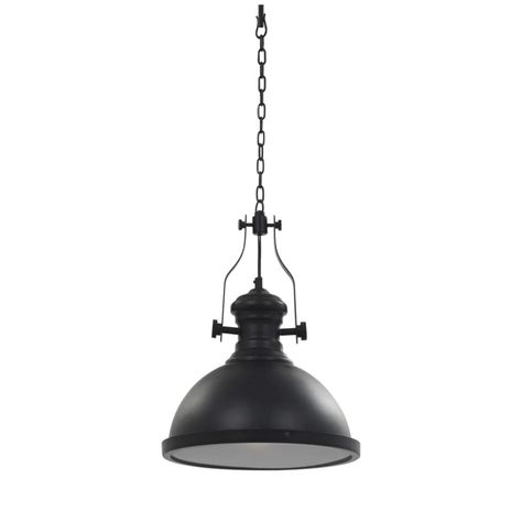 Lámpara Colgante E-27 Con Difusor Diseño Elegante Incluye Ampolleta Fría-1