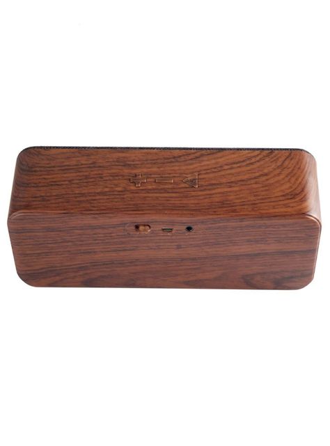 Parlante Aiwa Bluetooth Madera Awp-70bt Marron-2
