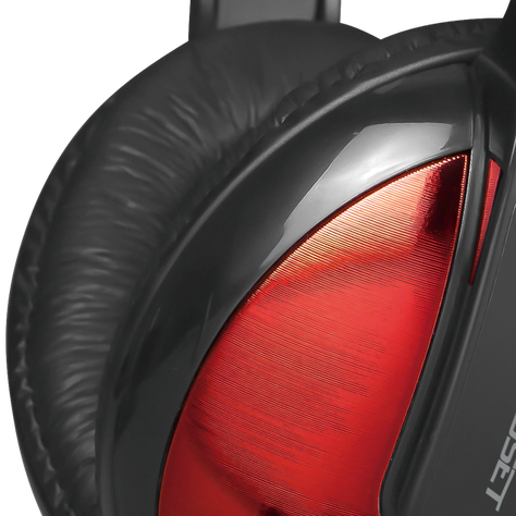 AUDIFONO GAMING XTRIKE ME C/MIC NEGRO/ROJO 3.5 AUX-2