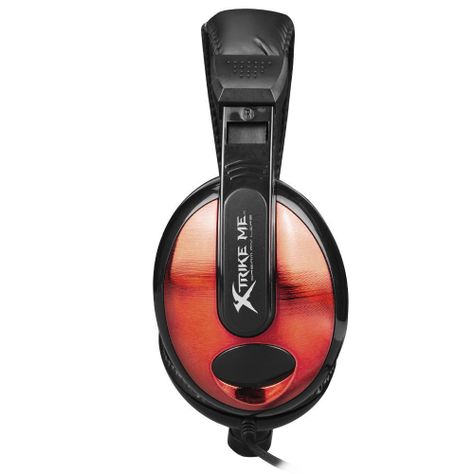 AUDIFONO GAMING XTRIKE ME C/MIC NEGRO/ROJO 3.5 AUX-1