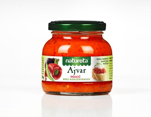 Salsa de pimentón AJVAR Picante NATURETA 290gr-0