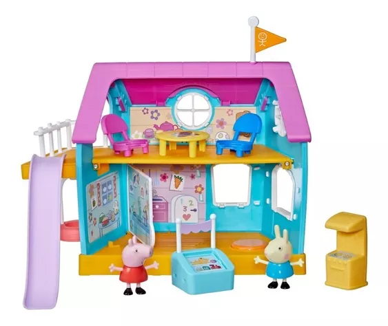 Peppa Pig Casa Club De Juegos Incluye Peppa George-1