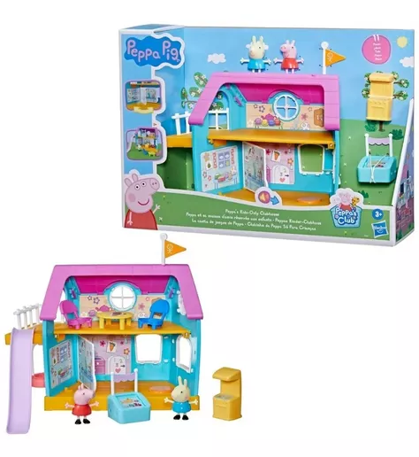 Peppa Pig Casa Club De Juegos Incluye Peppa George-2