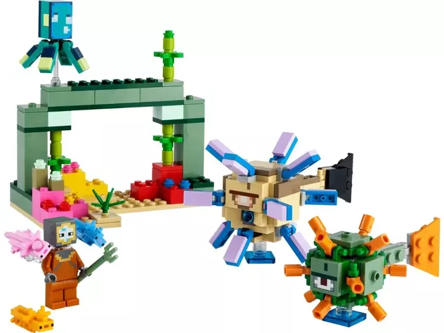 Lego Minecraft - La Batalla Contra El Guardián 255 Piezas-1
