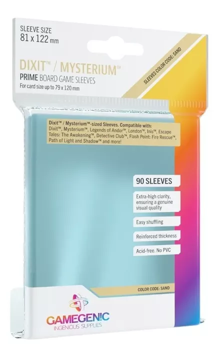 90 Protectores Cartas Dixit 80x120mm Gamegenic-0