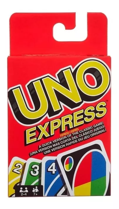 Uno Express - Juego Mesa - Mattel - Español - Rojo-0