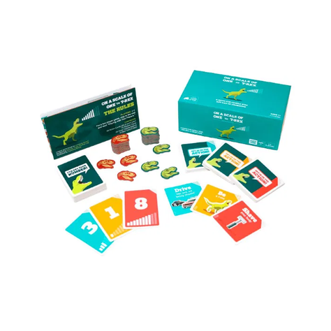 En Una Escala De 1 A T-rex - Juego De Mesa Cartas-1