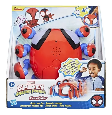 Figura Spidey Amazing Friends Trace-e Araña Sonidos-1