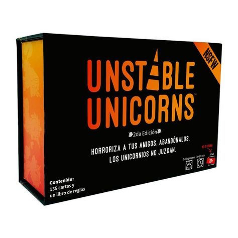 UNSTABLE UNICORNS NSFW - Juego de Mesa - Español -0