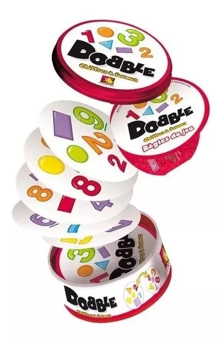Juego Dobble Formas Y Numeros - Juego de Mesa - Español -1