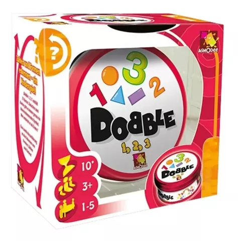 Juego Dobble Formas Y Numeros - Juego de Mesa - Español -0