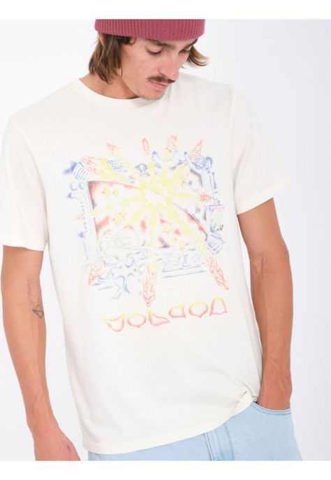 Polera Fa Sam Ryser Blanco Hombre Volcom-0