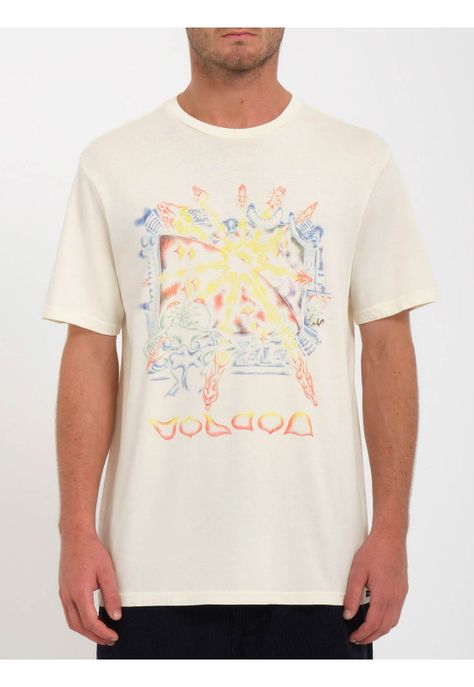 Polera Fa Sam Ryser Blanco Hombre Volcom-1
