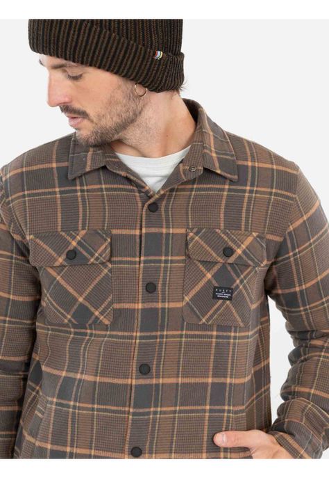 Chaqueta Warp Multicolor Hombre Rusty-2