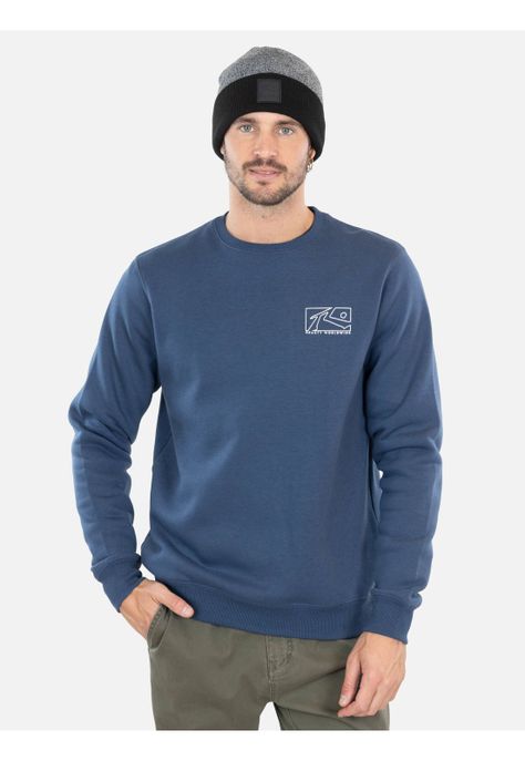 Poleron Vault Denim Hombre Rusty-0