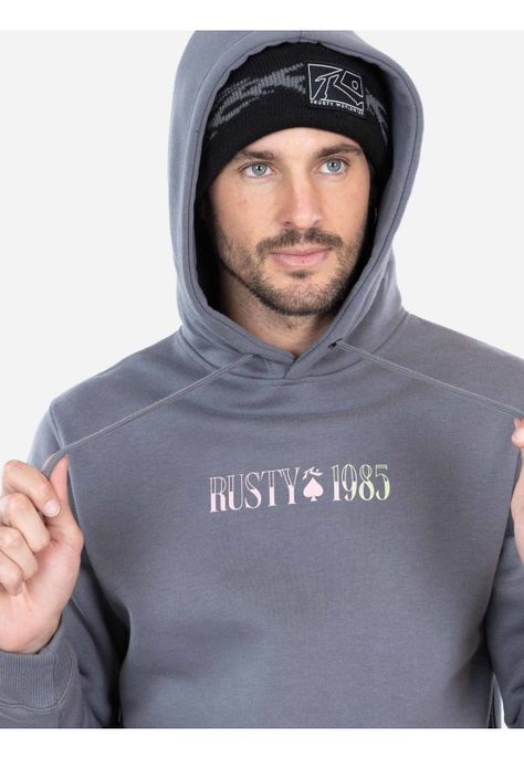 Poleron Glare Gris Hombre Rusty-2