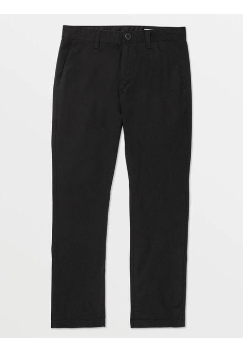 Pantalon Frickin Slim Stretch Negro Hombre Volcom-0