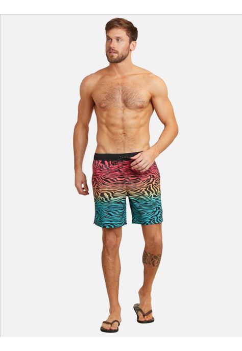 Traje De Baño Neo Tiger Short Multicolor Hombre Volcom-3