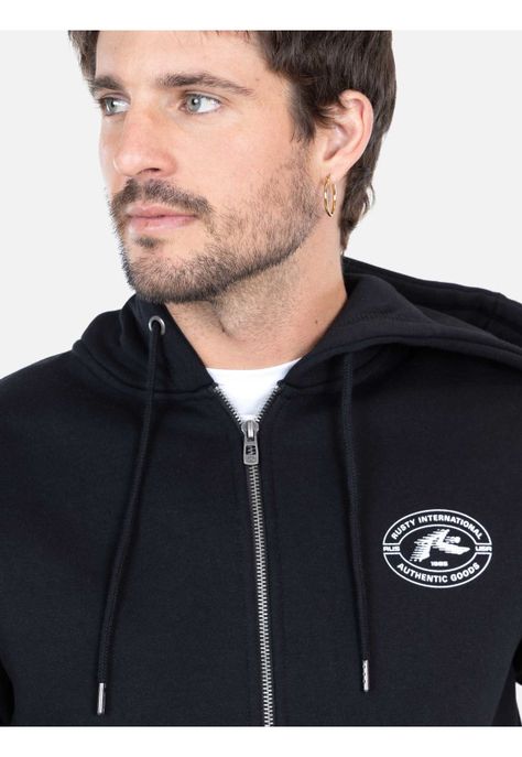 Poleron Spirit Negro Hombre Rusty-2