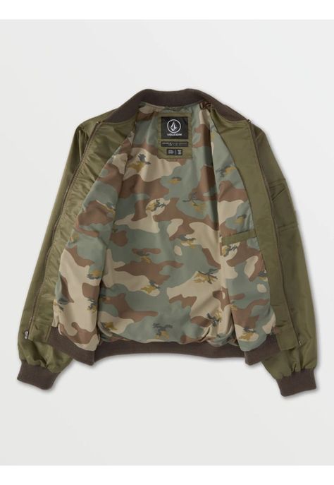 Jacket LO-FLIGHT JACKET Hombre Verde Volcom-1