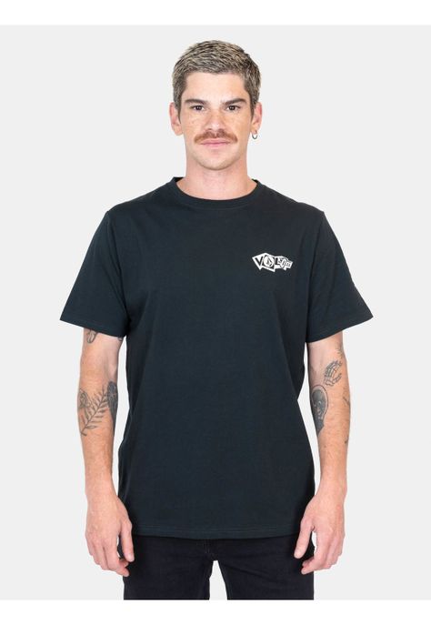 Polera MC Jaunty Gris Hombre Volcom-0