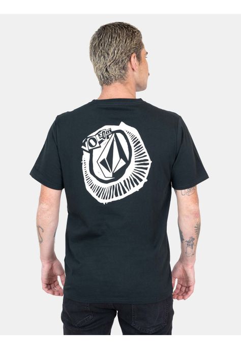 Polera MC Jaunty Gris Hombre Volcom-1