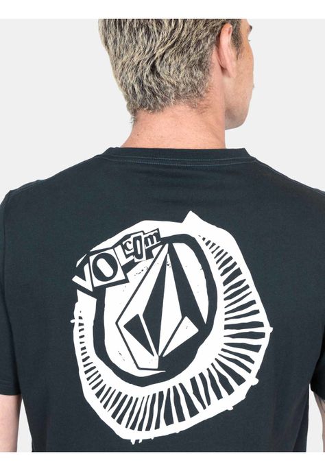 Polera MC Jaunty Gris Hombre Volcom-2