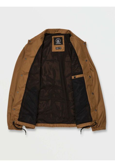Jacket Skate Vitals Coach  Khaki Hombre Volcom-5