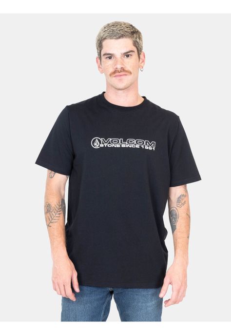 Polera MC Thrashborn Negro Hombre Volcom-0