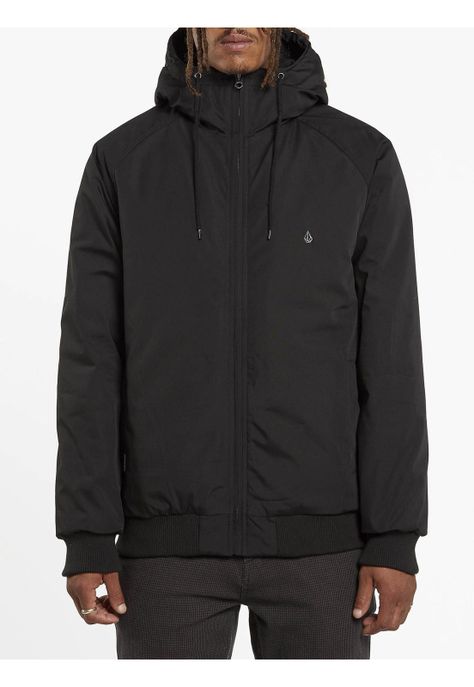 Chaqueta Hernan 5K Jacket Hombre Negro Volcom-0