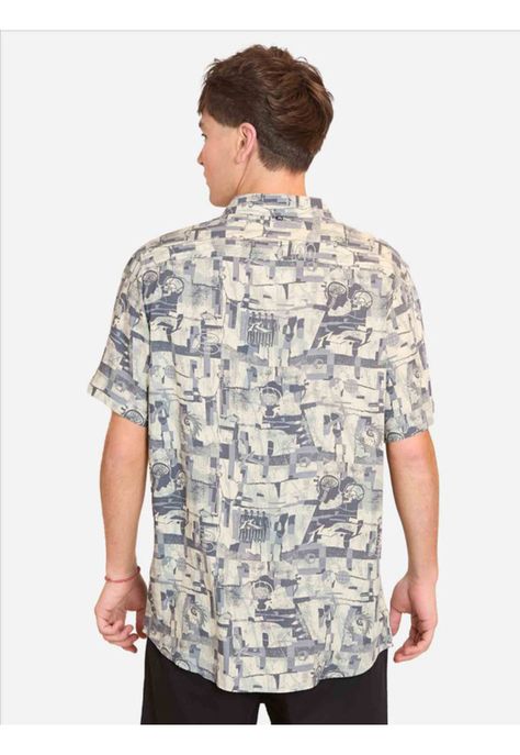 Camisa M/C Human Beings Ss Multicolor Hombre Rusty-1