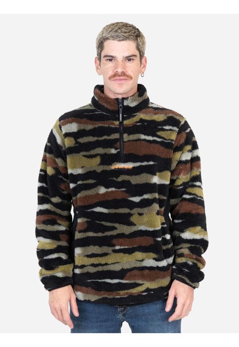 Poleron Ride Multicolor Hombre Volcom-0