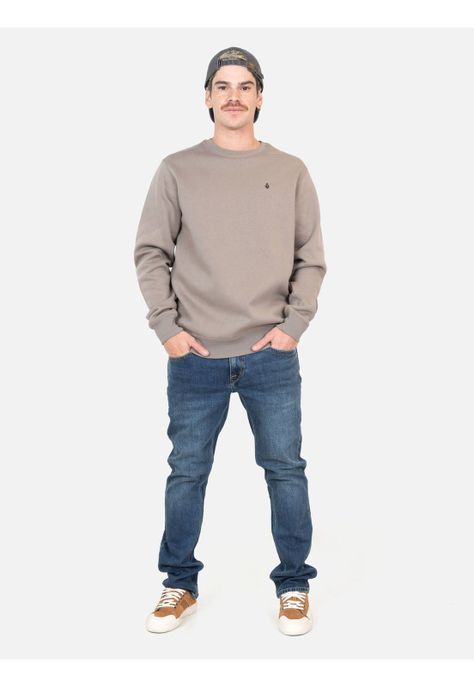 Poleron Glimmer Beige Hombre Volcom-3