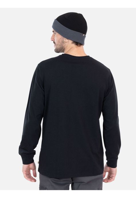 Polera ML Gritrider Negro Hombre Rusty-1