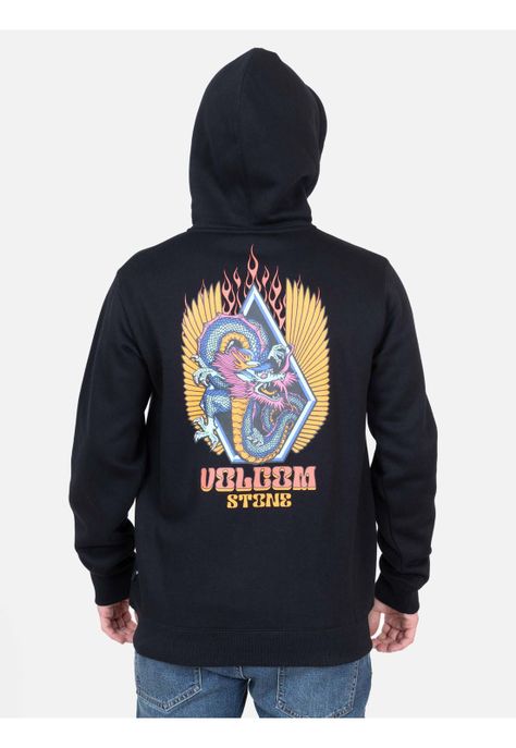 Poleron Aero Negro Hombre Volcom-1