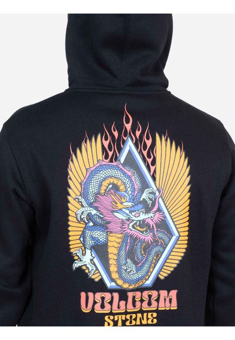 Poleron Aero Negro Hombre Volcom-2