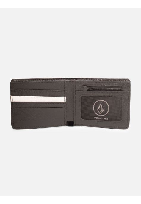 Billetera Slim Stone blk Negro Hombre Volcom-2