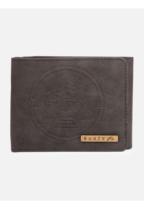 Billetera Our kind records Negro Hombre Rusty-0