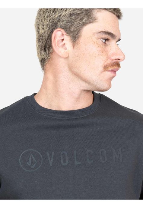 Poleron Blitz Gris Hombre Volcom-2