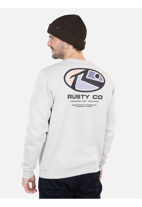 Poleron Rush Gris Hombre Rusty-1