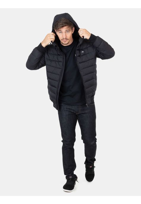 Parka Puffa Kekaha Negro Hombre Rusty-3