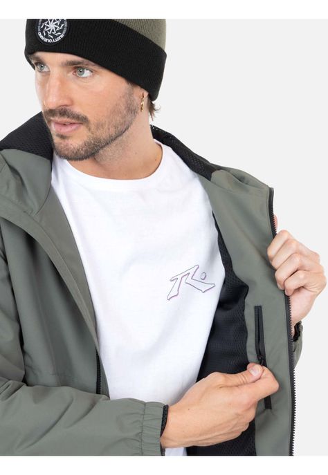 Cortaviento Airbreak Verde Hombre Rusty-2