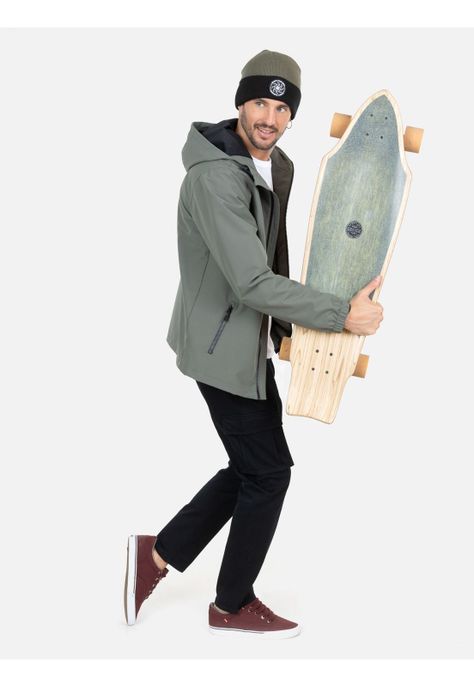 Cortaviento Airbreak Verde Hombre Rusty-3