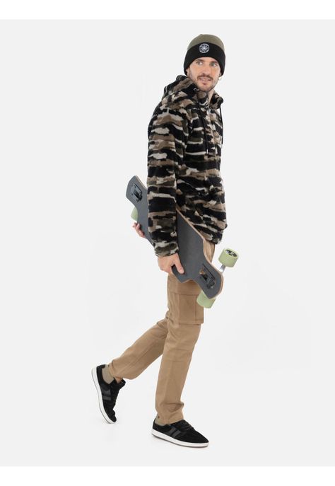 Chaqueta Urban Negro Hombre Rusty-3