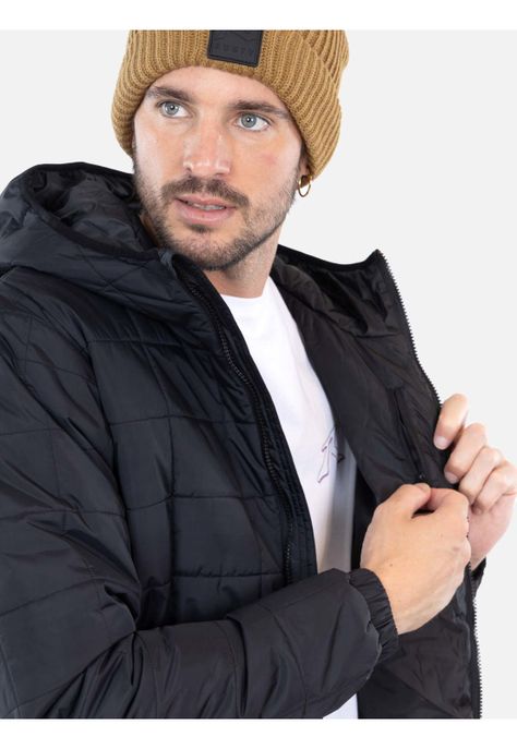 Parka Rush Negro Hombre Rusty-2
